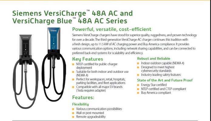 Siemens VersiCharge™ 48A AC
