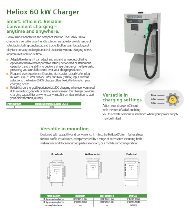 Heliox 60 kW Charger